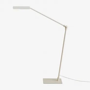 Candeeiro De Mesa Led Em Metal Valtyn Branco - Sklum