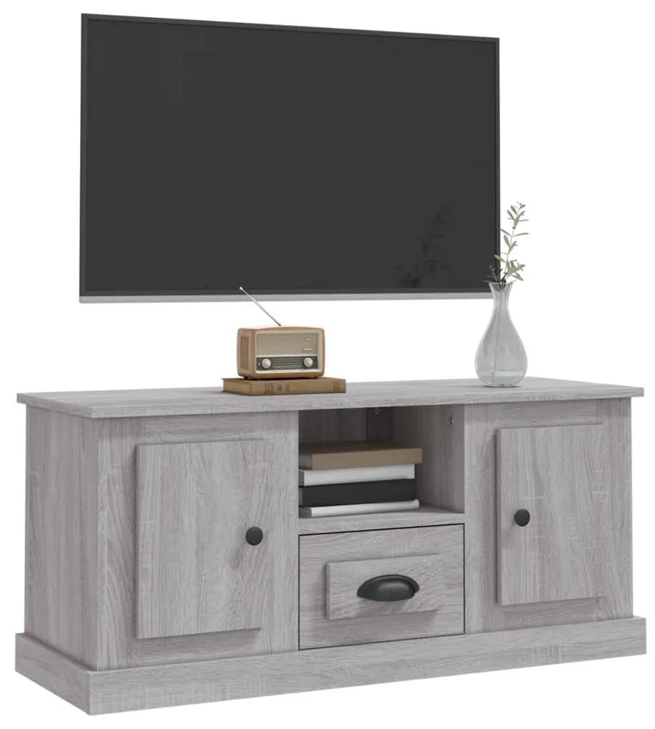 Móvel de TV 100x35,5x45 cm derivados de madeira cinzento sonoma