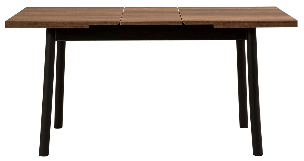 Conjunto de Mesa de Jantar Extensível Oliver – Preto – Mesa: 120x77x75