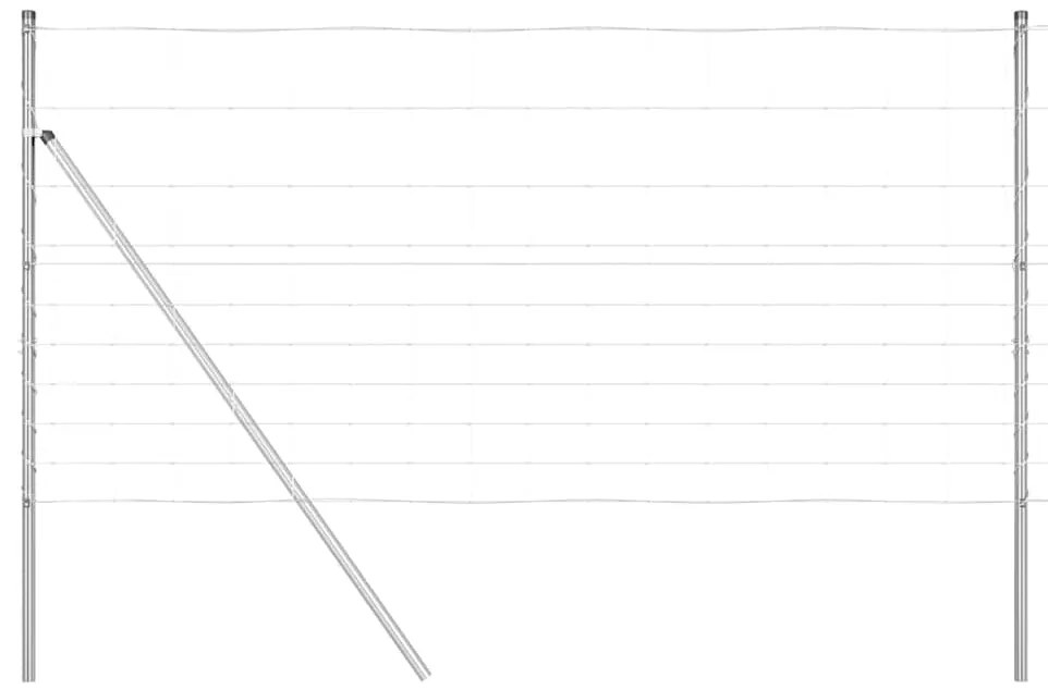Cerca de Campo 1,2x50 m de Aço Galvanizado