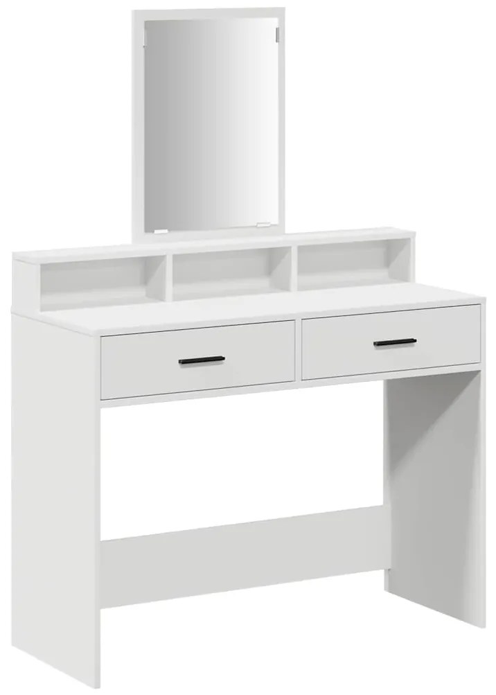 Tocador com Gavetas Branco 100x41x140 cm
