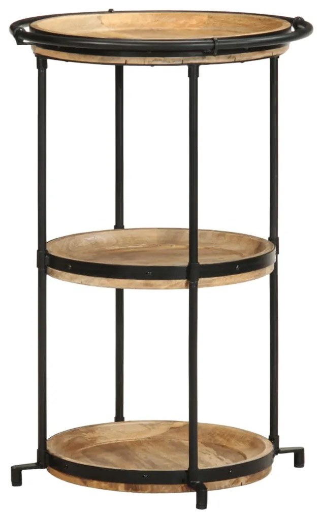 Mesa de apoio Ø55x83 cm madeira de mangueira maciça