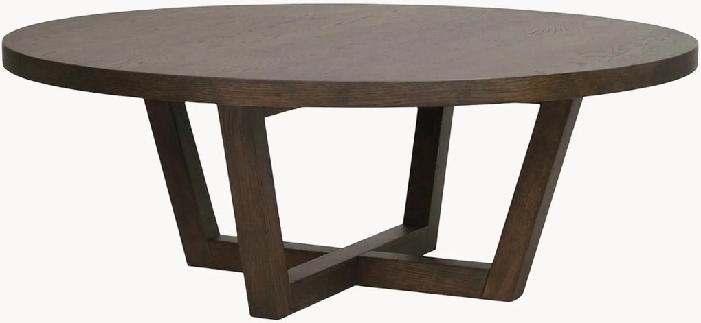 Mesa de centro redonda em madeira Boxford