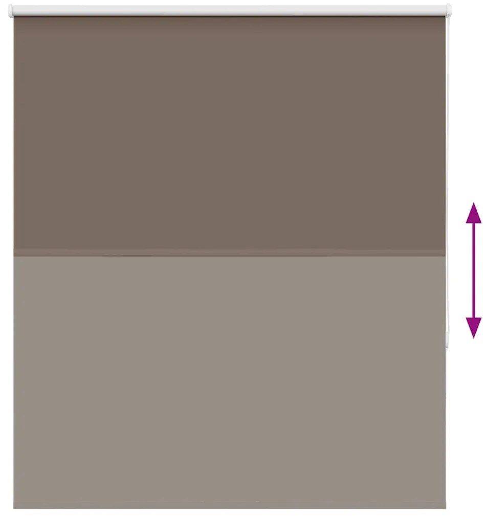 Persiana de enrolar 125x130 cm largura tecido 121,6cm poliéster