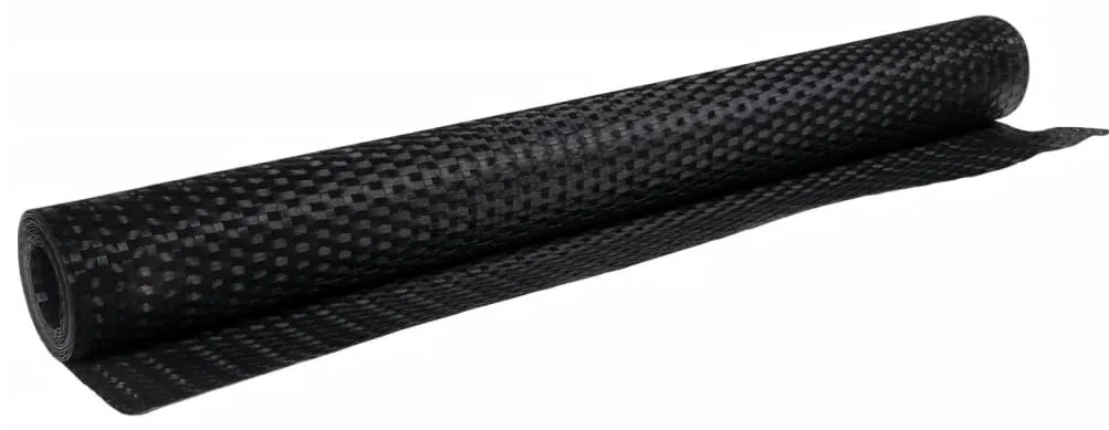 Tela de varanda 300x80 cm vime PE preto