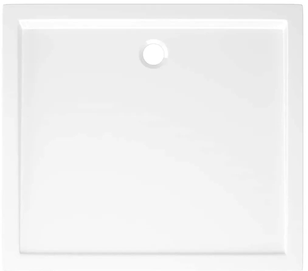 Base de chuveiro retangular 80x90 cm ABS branco