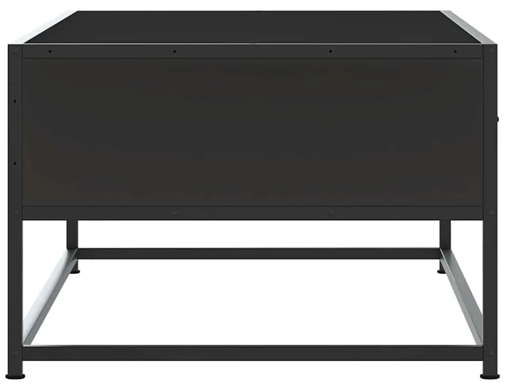 Mesa de centro 100x50x35 cm derivados de madeira/metal preto