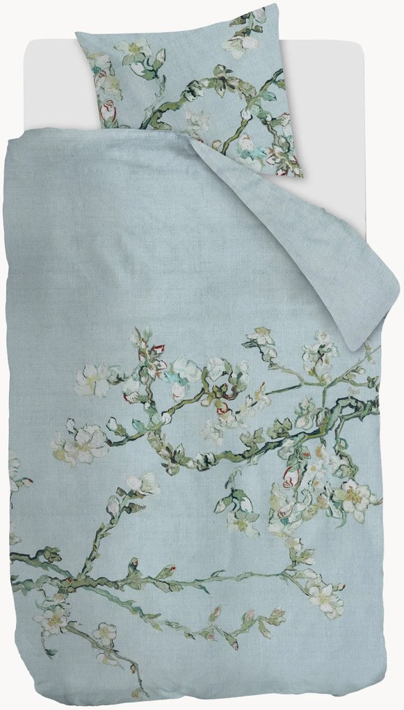 Conjunto de roupa de cama em cetim de algodão Blossom