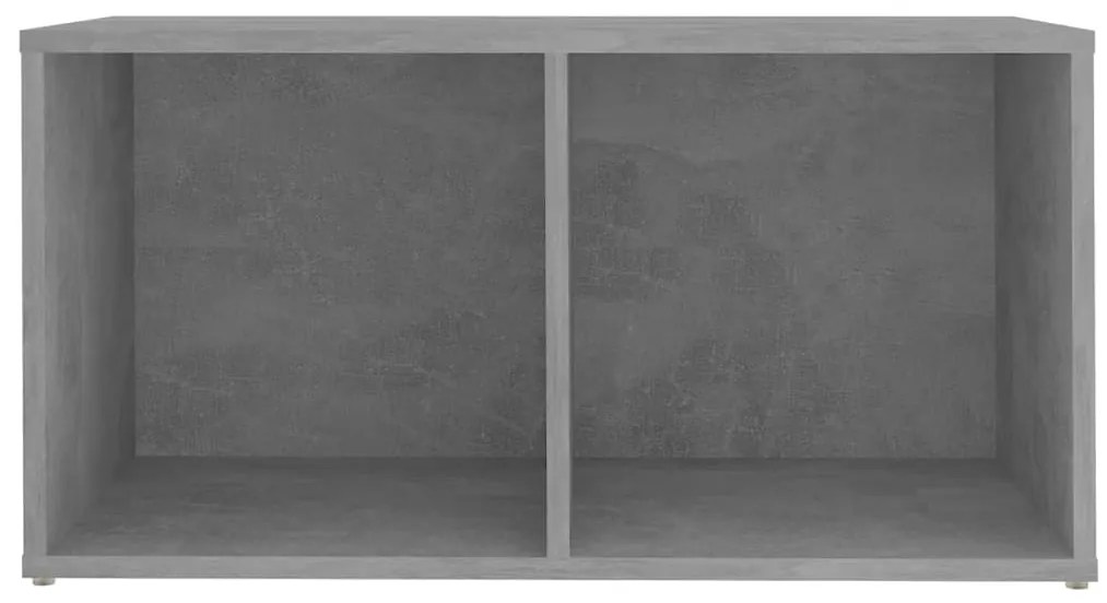 Móveis de TV 4 pcs derivados de madeira cinzento cimento