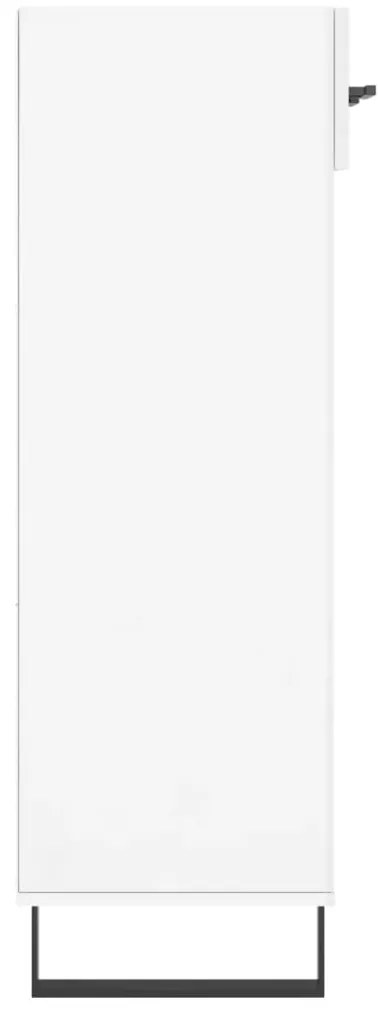 Sapateira 60x35x105 cm derivados de madeira branco brilhante