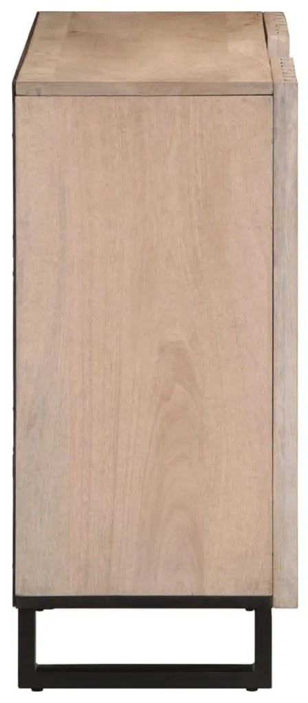 Aparador 90x34x75 cm madeira de mangueira maciça