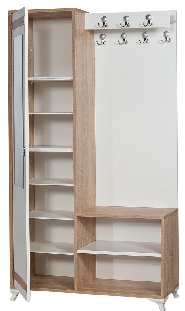 **** Cabideiro Inci – Carvalho Sonoma – 100 cm x 190 cm x 36 cm
**