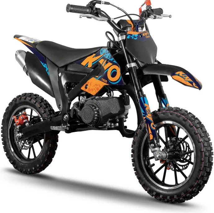 Mini motocross Gasolina infantil 50cc Kayo TS50 Laranja