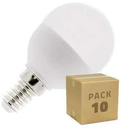 Lâmpada LED esférica Ledkia G45  10 uds 5 W 400 Lm (Branco frio 6000K - 6500K)
