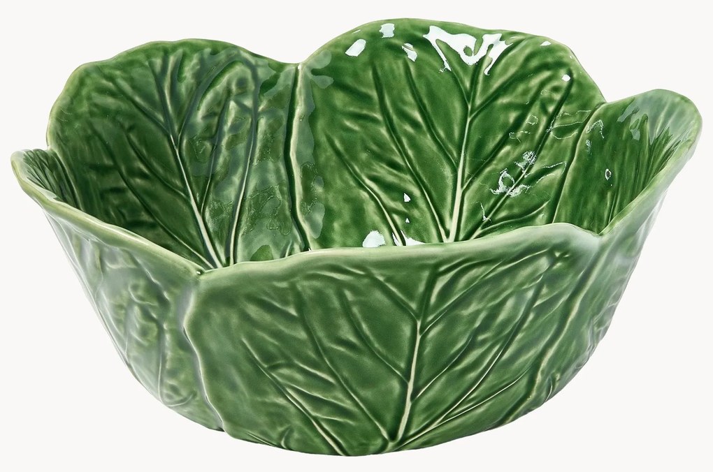 Taça de salada pintada à mão Cabbage
