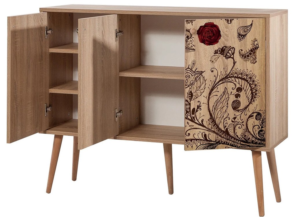 Console Mega – Sonoma Oak – 120x90x36 cm