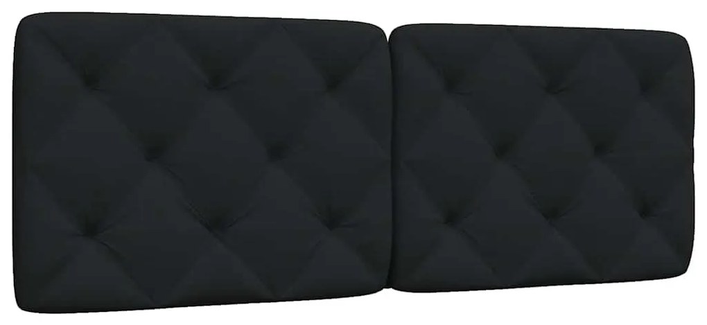 Almofadão de cabeceira 120 cm tecido preto