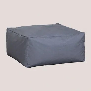 Puff 90x90 Cm Em Tecido Attus Antracita - Sklum