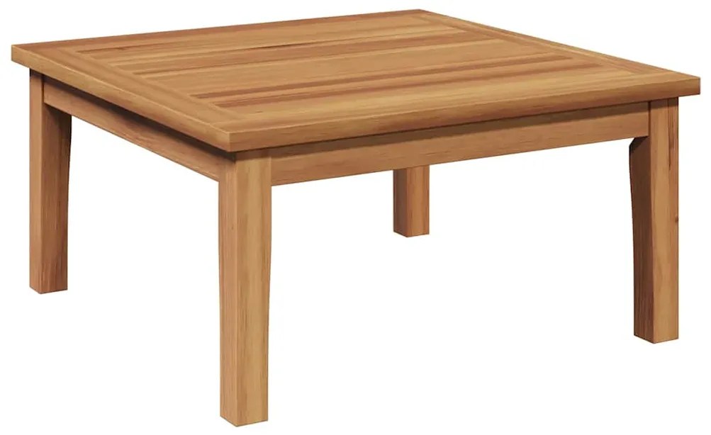 Mesa de Jardim 60x60x30 cm de Madeira Sólida de Teak