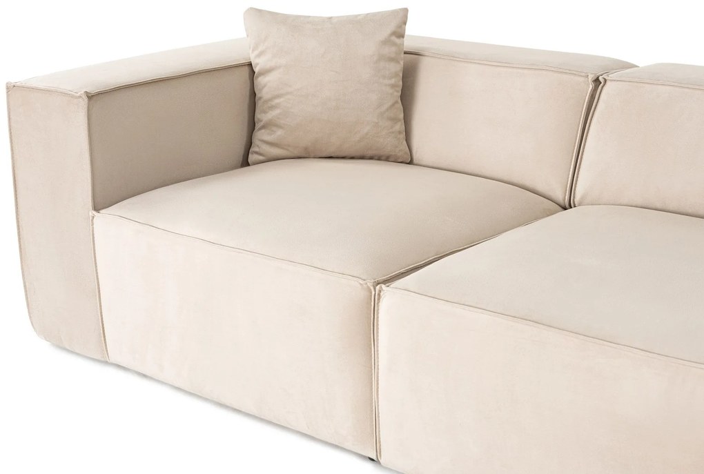 Sofá de 2 Lugares Lora – Creme – 220x108x65 cm