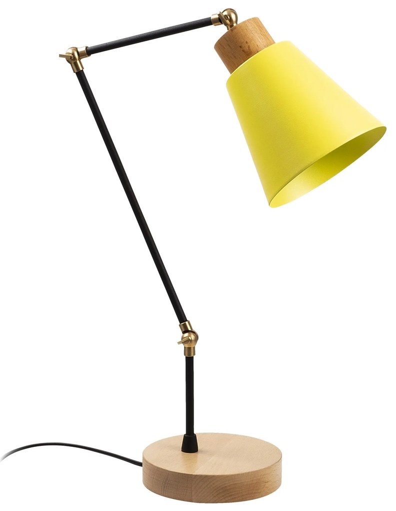 Candeeiro de Mesa Manavgat – Amarelo – 52 cm