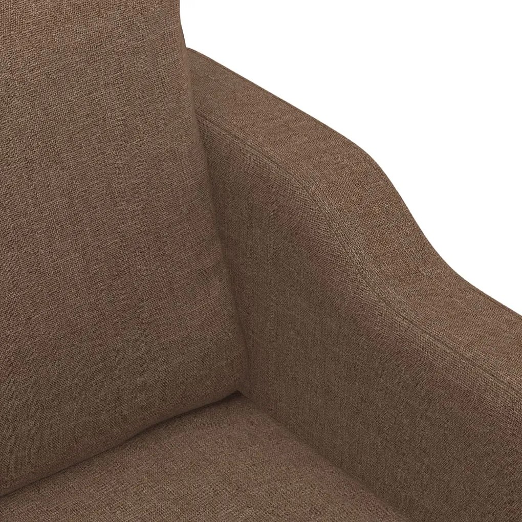 Poltrona 60 cm tecido castanho
