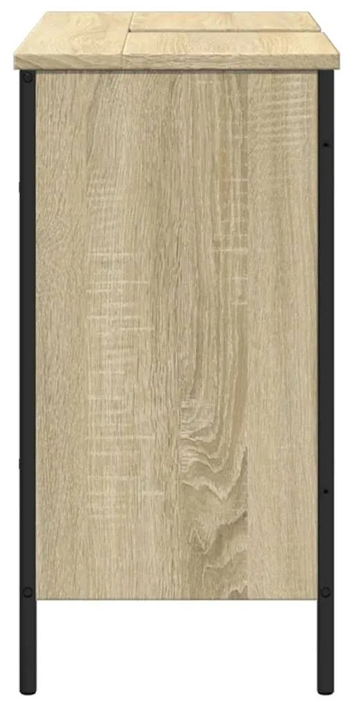 Móvel p/ lavatório 80x30x60cm derivados madeira carvalho sonoma
