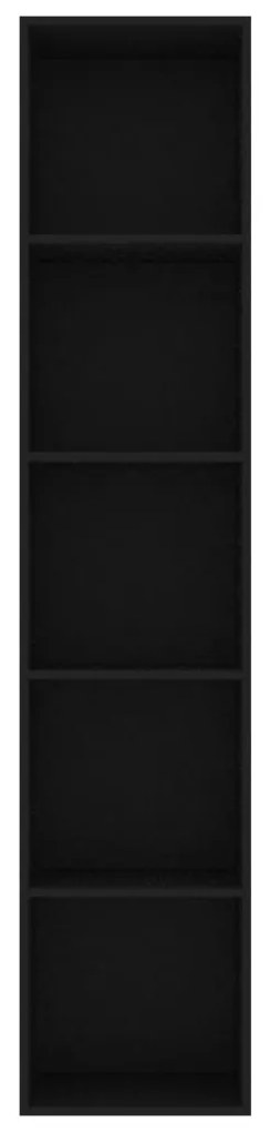 Estante 40x30x189 cm derivados de madeira preto
