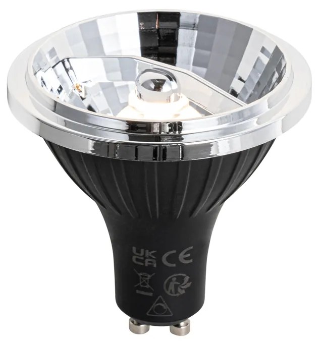 Conjunto de 5 GU10 dimbare LED lamp 70mm 6.5W 600 lm 2700K