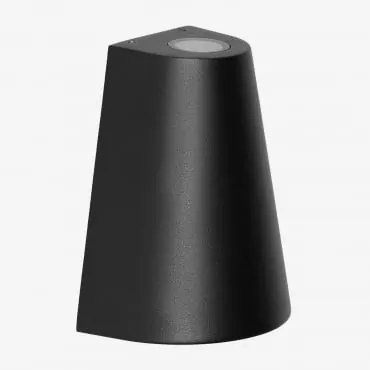 Aplique De Exterior Em Alumínio Com 2 Pontos De Luz Urbary Preto - Sklum