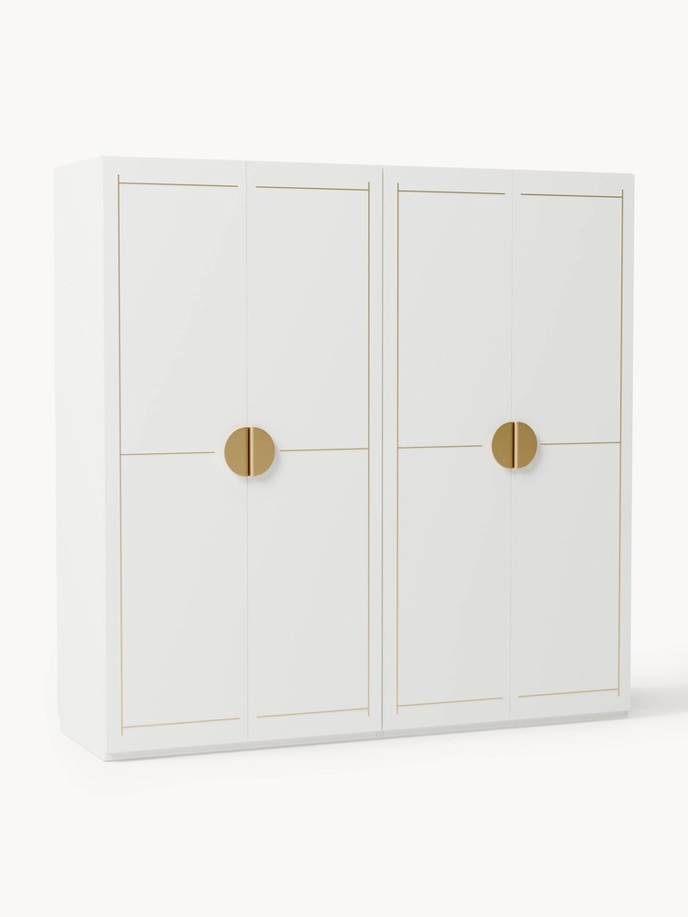 Roupeiro modular com portas articuladas Denise, L 200 cm, vários tamanhos