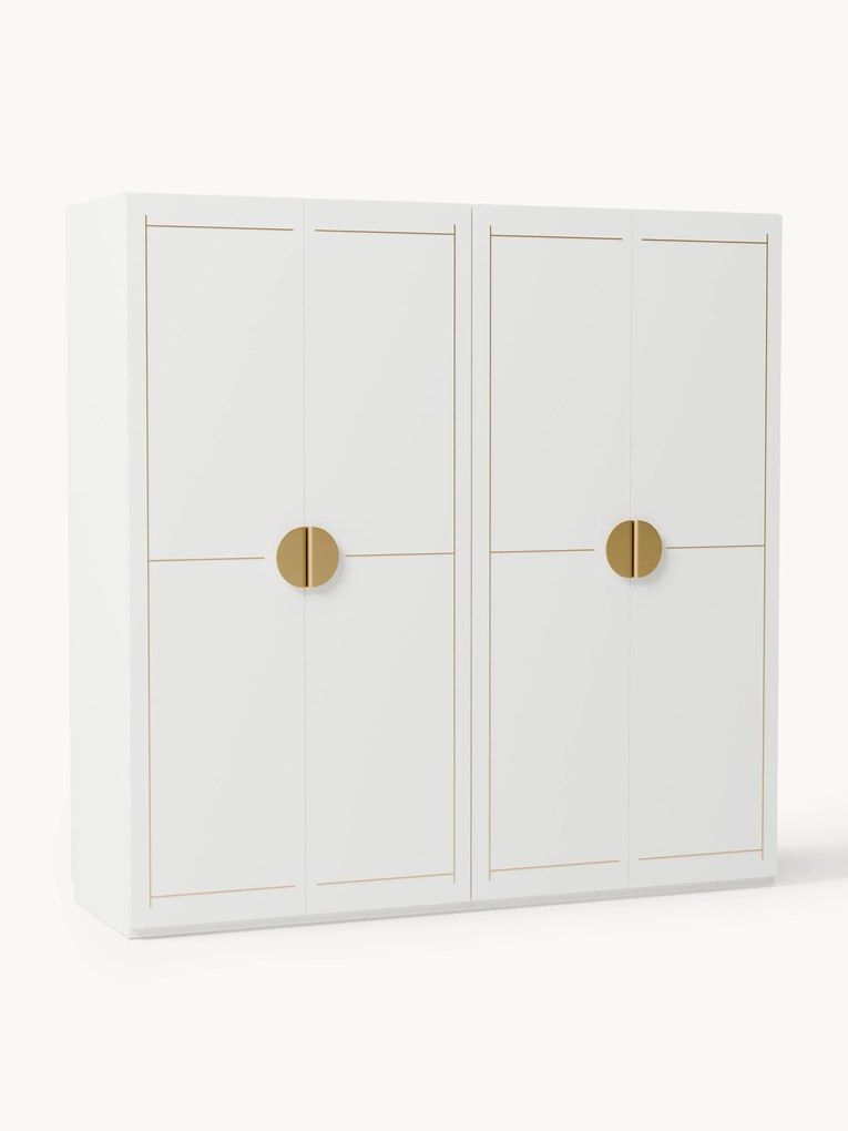 Roupeiro modular com portas de batente Denise, L 200 cm, vários tamanhos