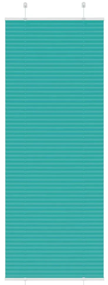 Gasolina verde Plissada Cega 80x200 cm Largura Tecido 79,4 cm