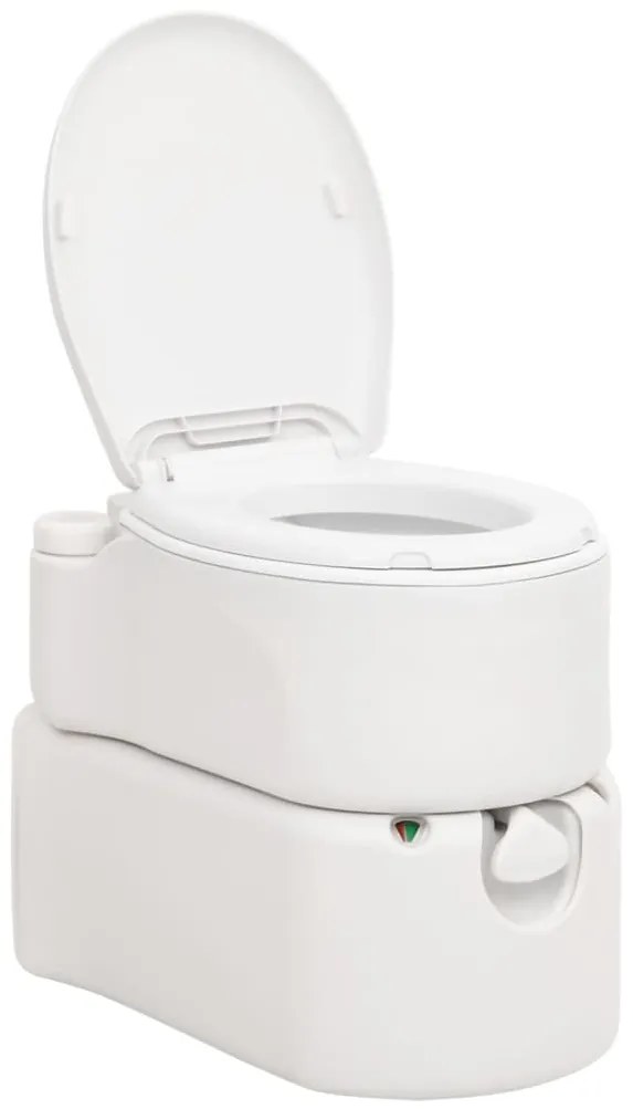 Sanita integrada p/ campismo 24+17 L PEAD e esmalte branco