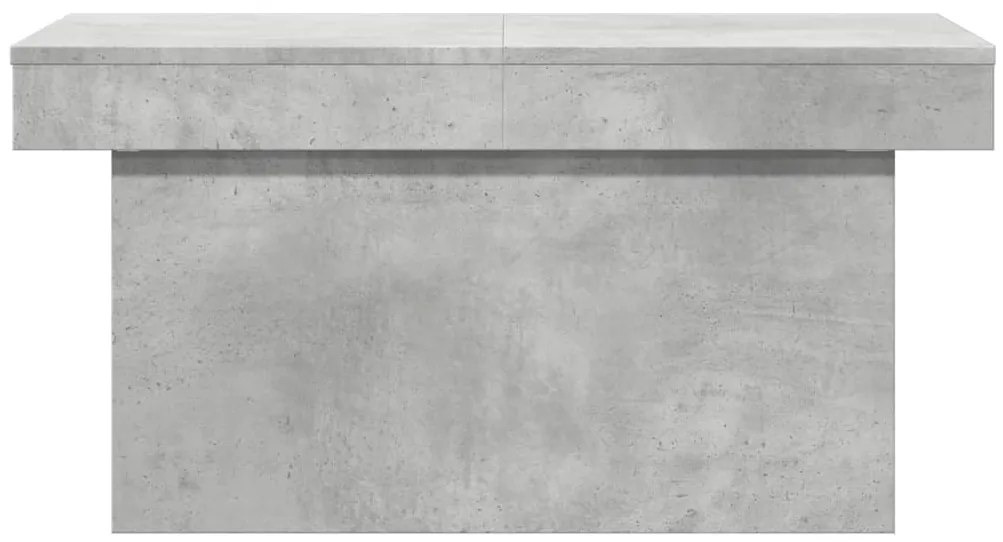Mesa de centro 100x55x40 derivados de madeira cinzento cimento