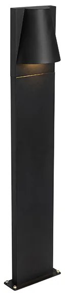 Candeeiro de pé para exterior industrial preto IP44 - Femke