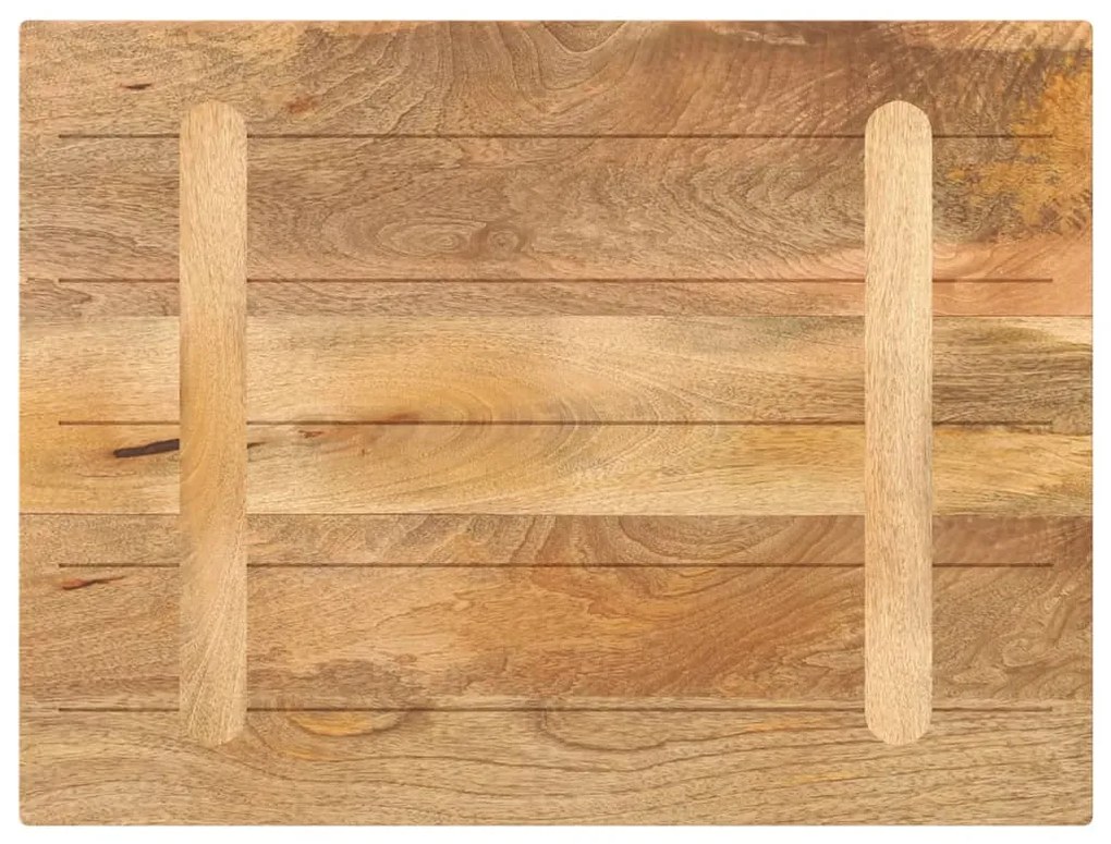 Tampo de mesa retangular 70x50x3,8 cm mangueira maciça