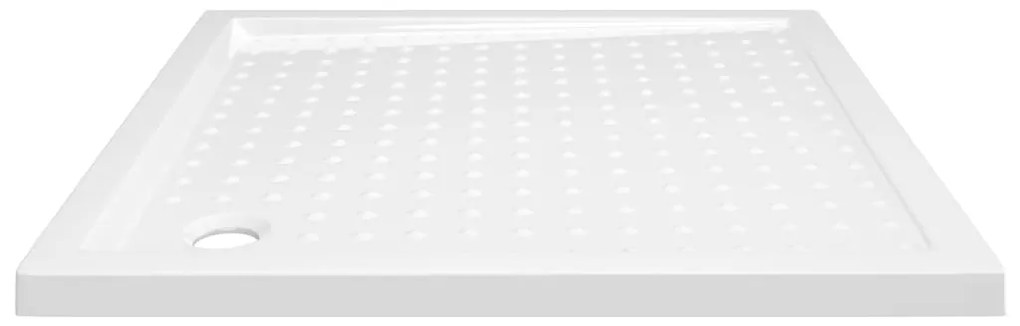 Base de chuveiro com pontos 90x90x4 cm ABS branco