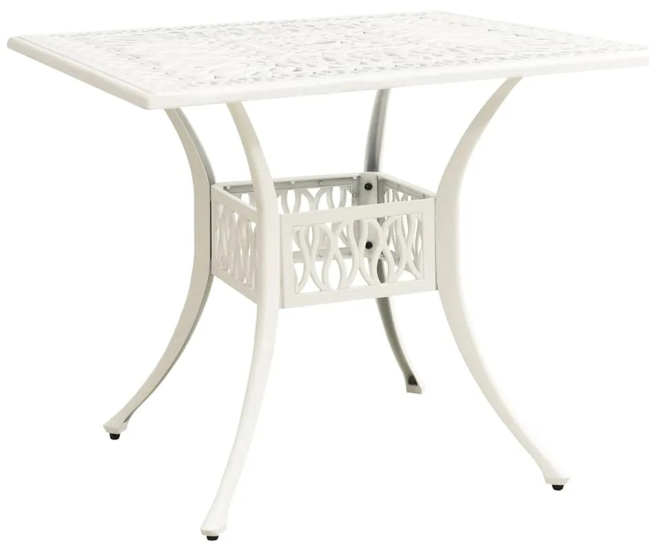 3 pcs conjunto bistrô alumínio fundido branco