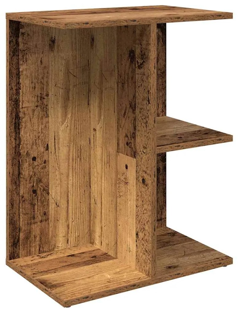 Mesas cabeceira 2 pcs 46,5x29x61cm deriv. madeira madeira velha