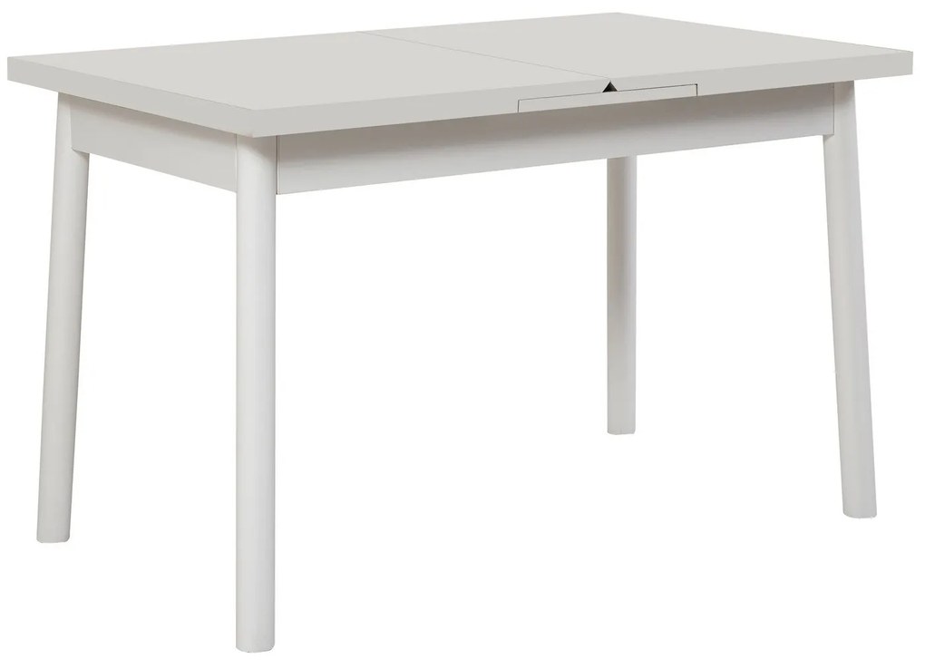 Conjunto de Mesa e Cadeiras Oliver – Branco – Mesa: 120x75x75 cm, Cade