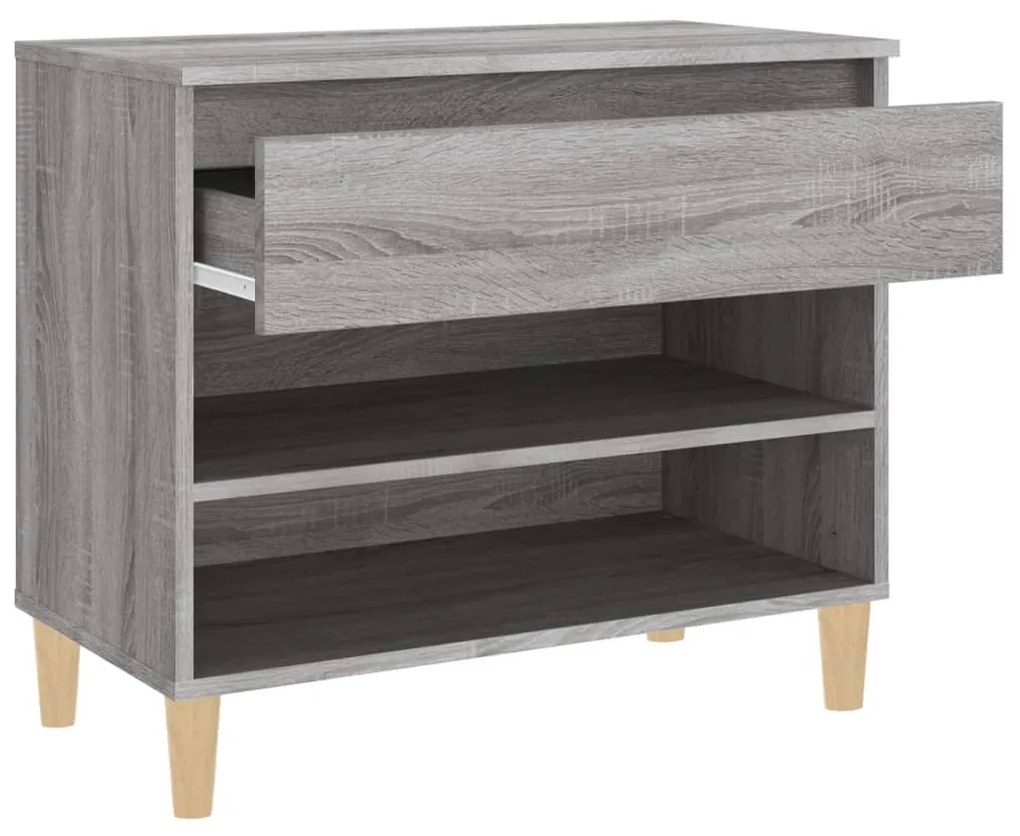 Sapateira 70x36x60 cm derivados de madeira cinzento sonoma