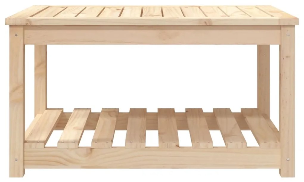 Mesa de jardim 82,5x50,5x45 cm madeira de pinho maciça