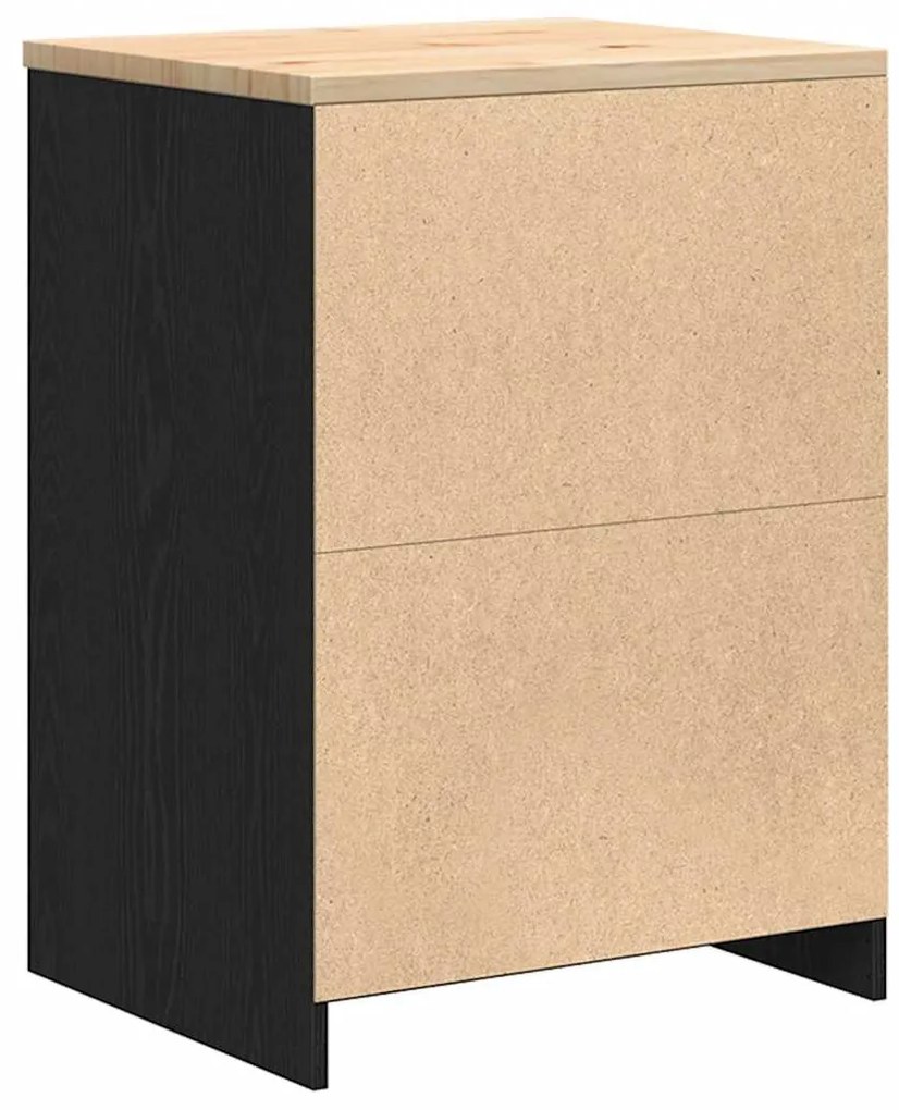 Armário de arrumação de garagem Preto 60x51x85 cm