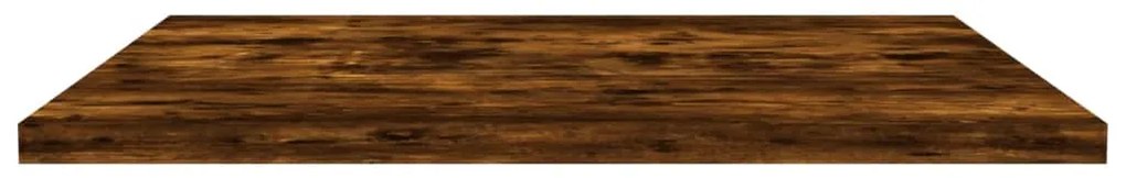 Prateleiras de parede 4pcs derivados de madeira carvalho fumado