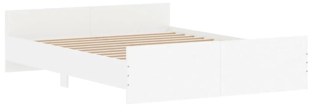 Estrutura de Cama Moona - 140x200 cm - Branco - Design Moderno
