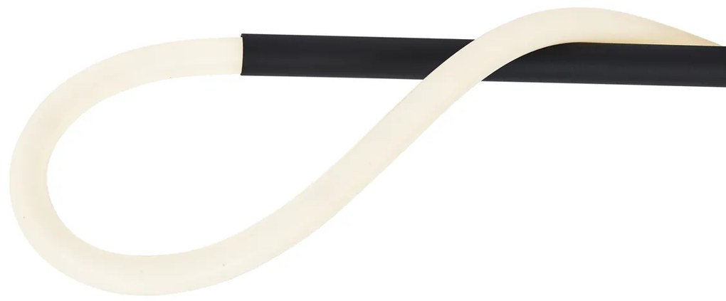 Plafon Moderno Preto Incl. LED Regulável em 3 Níveis - Keri