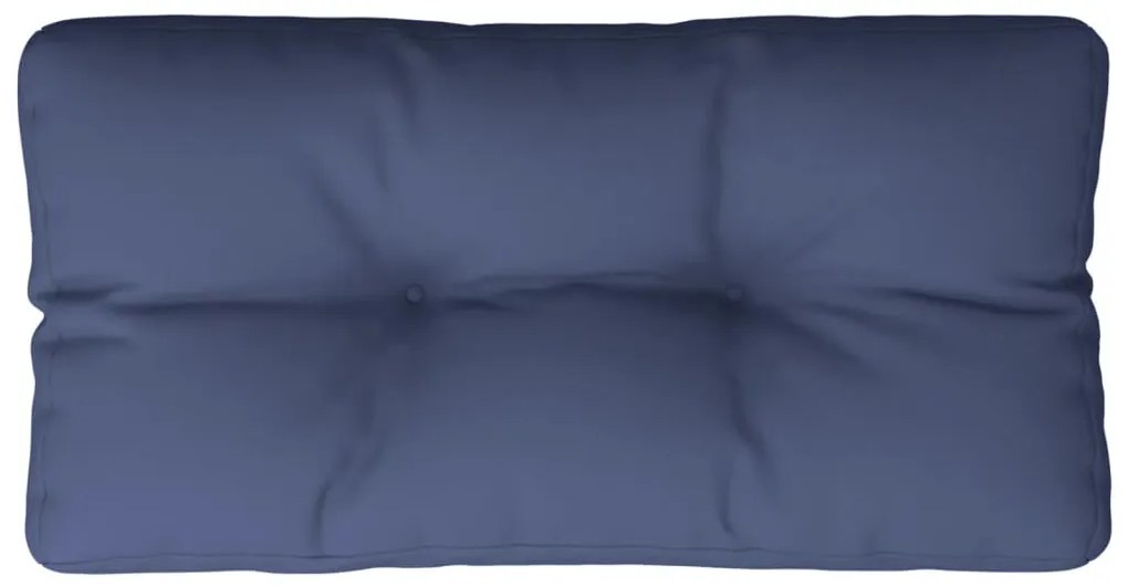 Almofadão para sofá de paletes 80x40x12 cm tecido azul marinho