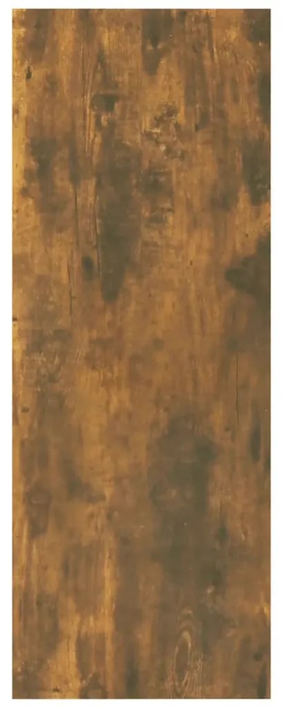 Mesa consola 78x30x80 cm derivados de madeira carvalho fumado