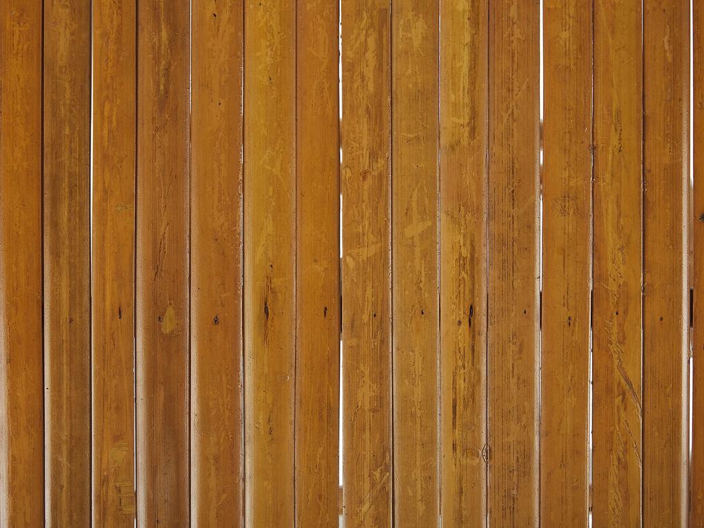 Mesa de jardim em  bambu castanho claro 70 x 70 cm MOLISE Beliani